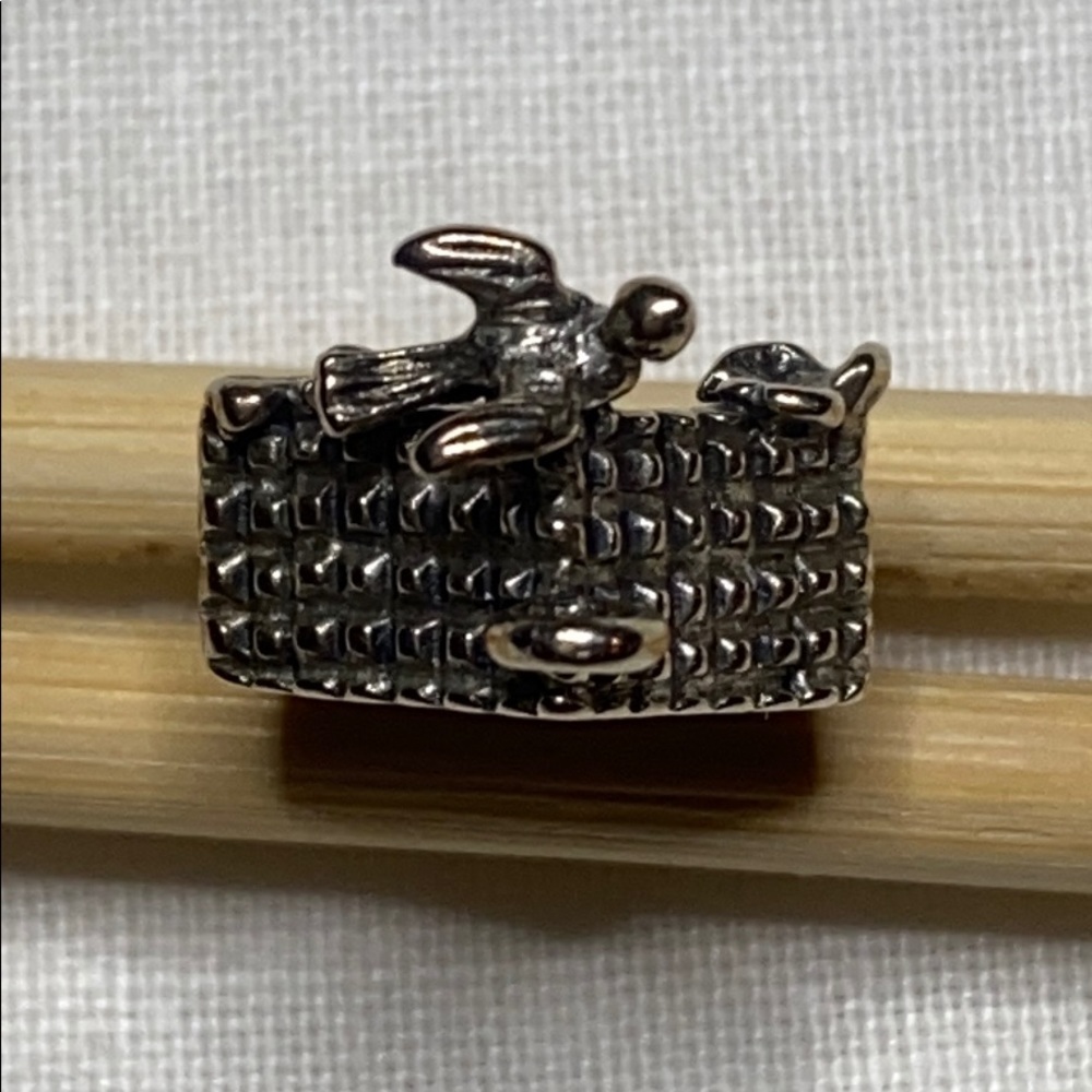 Sterling Silver Black Forest Pendulum Cuckoo Clock - image 2